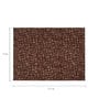 Donald (18x13) Brown Polyester (Set of 7) Table Linen Set