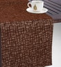 Donald (18x13) Brown Polyester (Set of 7) Table Linen Set