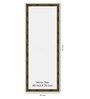 Brown Wood & Glass Full Length Mirror