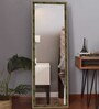 Brown Wood & Glass Full Length Mirror
