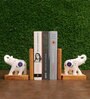 Eleplant White Wood & Marble
Book End
