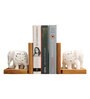 Slon White Wood & Marble
Book End