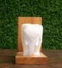 Slon White Wood & Marble
Book End
