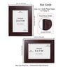 Brown Wood & Mdf Wooden 7X5 Table Top Photo Frame