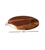 Brown Wood Cheese Board Cum Serving platter