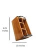Brown Wood Cutlery Stand