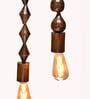 Scott Brown Wood Cluster Hanging Light