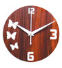 Brown Wood  Wall Clock