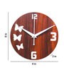 Brown Wood  Wall Clock
