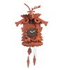 Brown Solid Wood Analog Cuckoo Clock