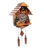 Brown Solid Wood Analog Cuckoo Clock