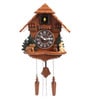 Brown Solid Wood Analog Cuckoo Clock