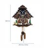 Brown Solid Wood Analog Cuckoo Clock
