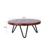 Brown Wood Handcrafted Cake Stand