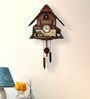 Brown Solid Wood Analog Cuckoo Clock