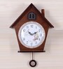 Brown Solid Wood Analog Cuckoo Clock