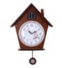 Brown Solid Wood Analog Cuckoo Clock