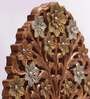 Brown Solid Wood Pooja Mandir