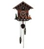 Brown Wooden Dog Analog Cuckoo Clock