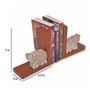 Elephant Brown Engineered Wood Bookend