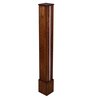 Brown Shade Floor Lamp With Wood Base