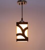 Zoro Brown Wood Hanging Light