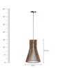 Brown Wood Hanging Light
