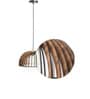 Skyler Brown Wood Hanging Light