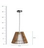 Triva Brown Wood Hanging Light