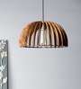 Skyler Brown Wood Hanging Light