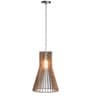 Brown Wood Hanging Light
