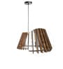 Triva Brown Wood Hanging Light