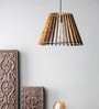 Triva Brown Wood Hanging Light