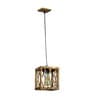Nico Brown Wood Hanging Light