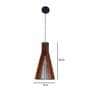 Brown Wood Hanging Lights