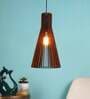 Brown Wood Hanging Lights