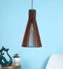 Brown Wood Hanging Lights