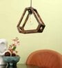 Zayn Brown Wood Hanging Light
