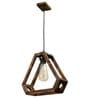 Zayn Brown Wood Hanging Light