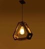 Zayn Brown Wood Hanging Light