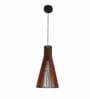 Brown Wood Hanging Lights