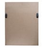 Brown Engineered Wood Rectangle Wall Mirror