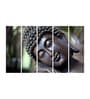 Brown Wood Multiple Frames Buddha Beautiful Art Panels