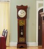 Brown Wood Pendulum Grand Father Clock