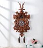 Brown Solid Wood Analog Cuckoo Clock