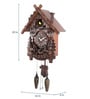Brown Solid Wood Analog Cuckoo Clock