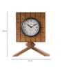 Brown Wood Table Clock