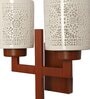 Brown WOOD Wall Light