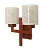 Brown WOOD Wall Light