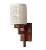 Brown Wood Wall Light